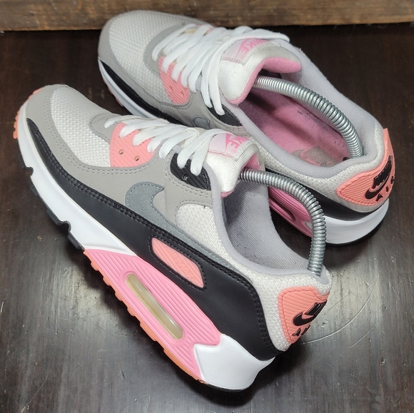 Nike Air Max 90 " Rose Pink" (Wmns true 8) Really Good Cond! - Picture 2 of 10